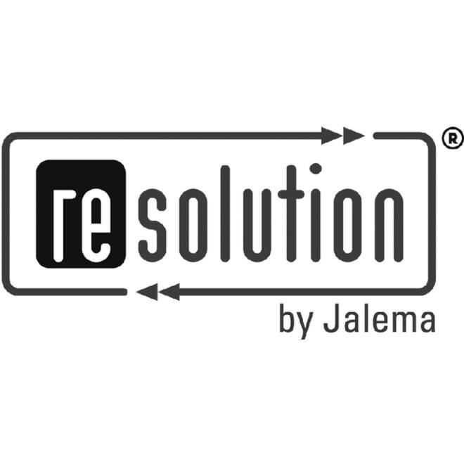 Boekensteun Djois Jalema Re-Solution recycled zwart 2 stuks