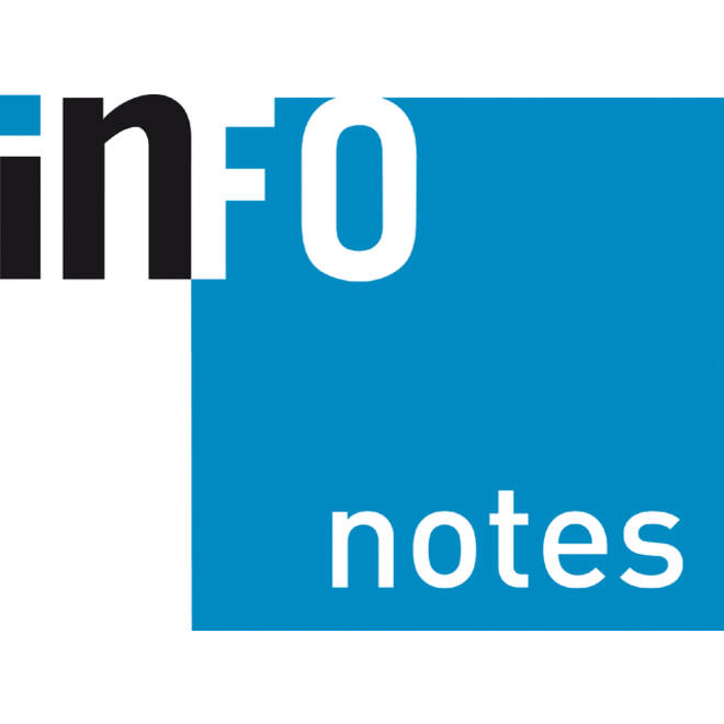 Afdekpapier info notes zelfklevend protect 75mmx50m bruin