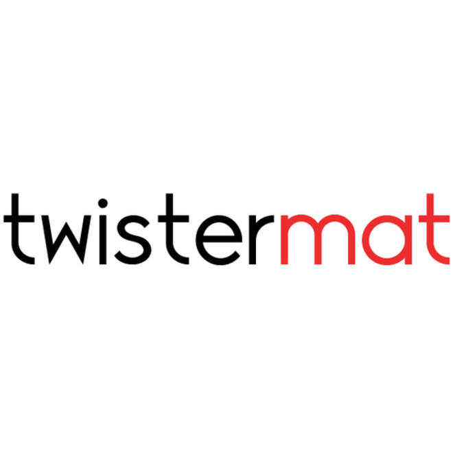 Deurmat Twistermat buiten 60x90cm zwart