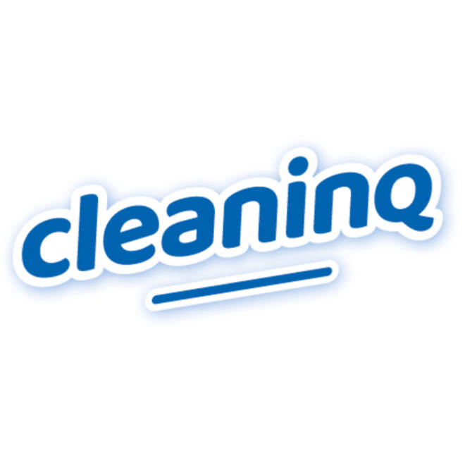Afwasborstel Cleaninq basis plastic met ronde kop wit