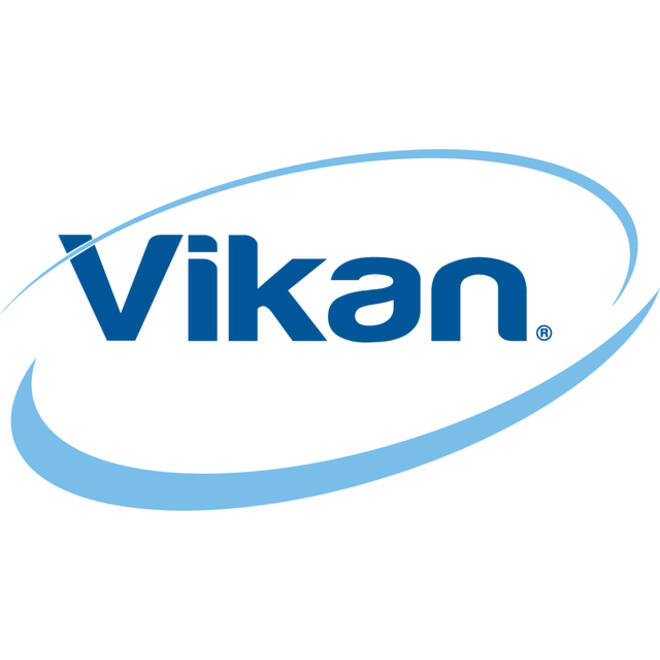 Stofblik Vikan 330x295mm blauw kunststof