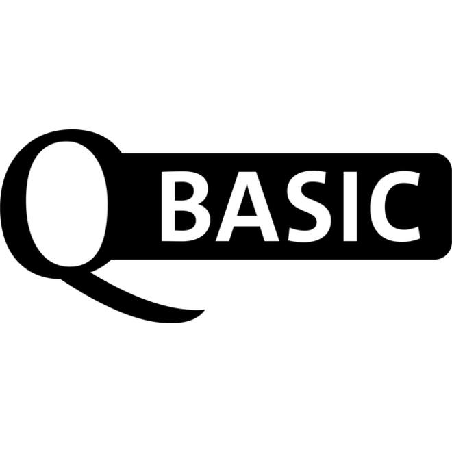 Schrift Qbasic met harde kaft A5 400blz lijn zwart