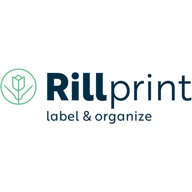 Etiket Rillprint 105x42.4mm mat transparant 350 stuks