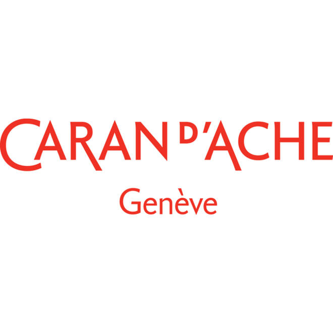 Penseel Caran d'Ache medium, breed , fibre tip set à 3st