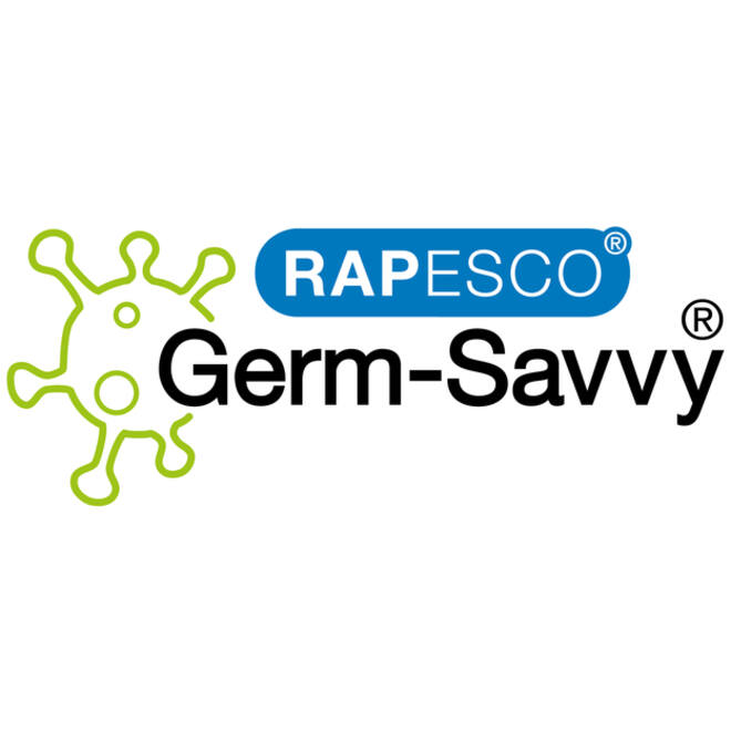 Plakbandhouder Rapesco D500 antibacterieel zwart
