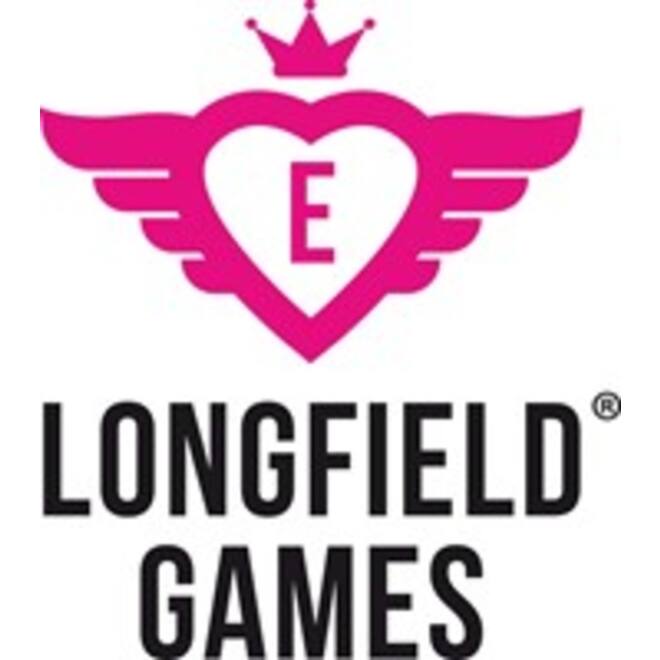 Damspel Longfield Games hout 30x30cm