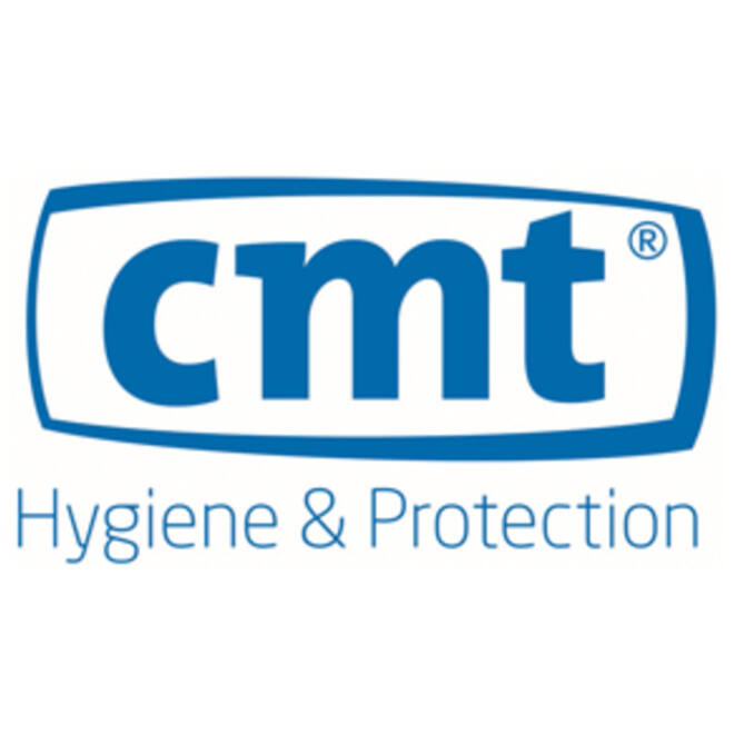 Bezoekersjas CMT XL non-woven drukknopen 104cm lang PP wit