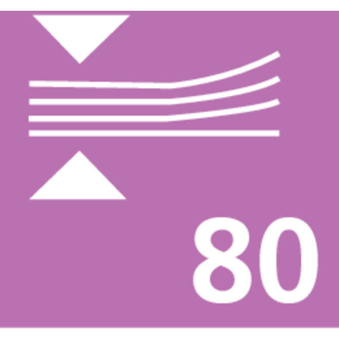 Notitieboek Oxford Signature A5 lijn 80vel zwart