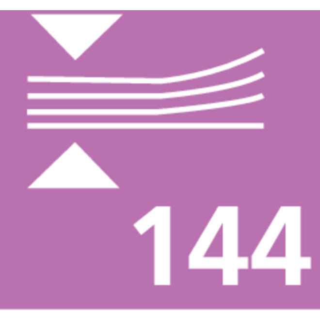 Register breedkwarto 288blz lijn grijs gewolkt