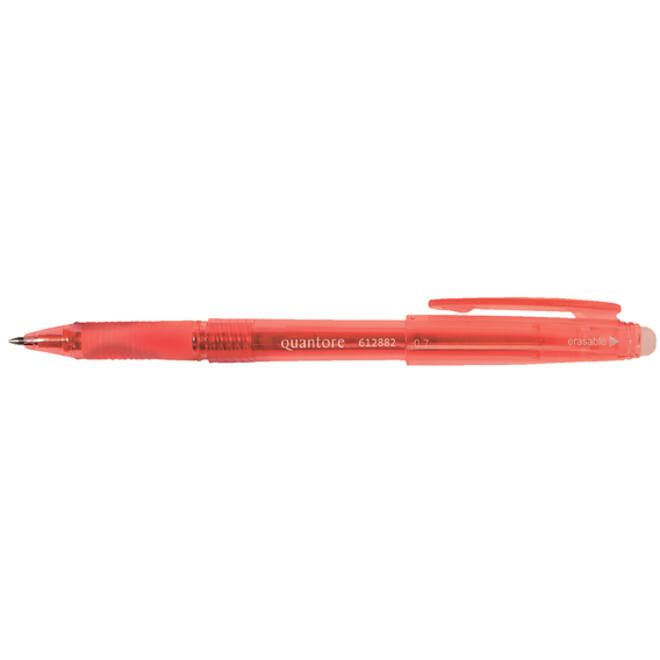 Gelschrijver Quantore erasable 0.7mm rood