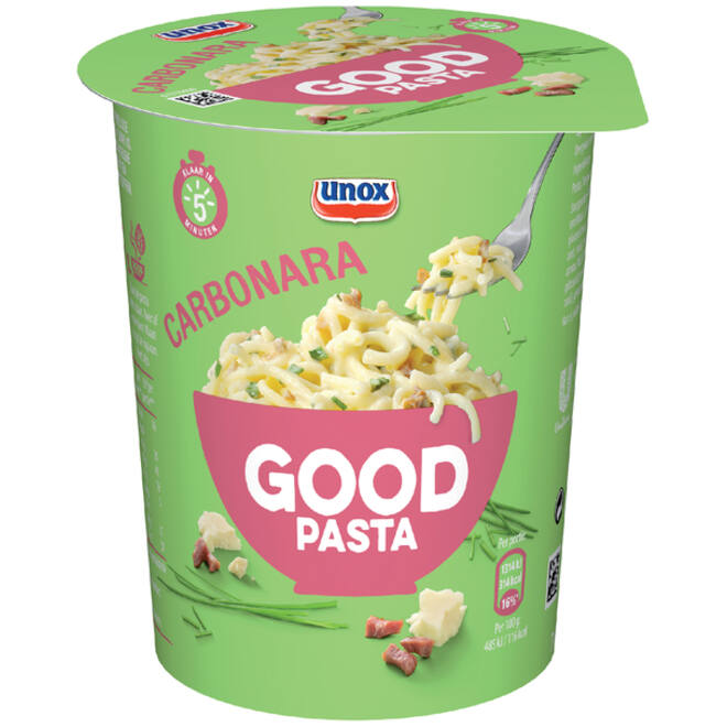 Good Pasta Unox spaghetti carbonara cup