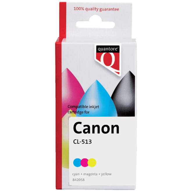 Inktcartridge Quantore alternatief tbv Canon CL-513 kleur