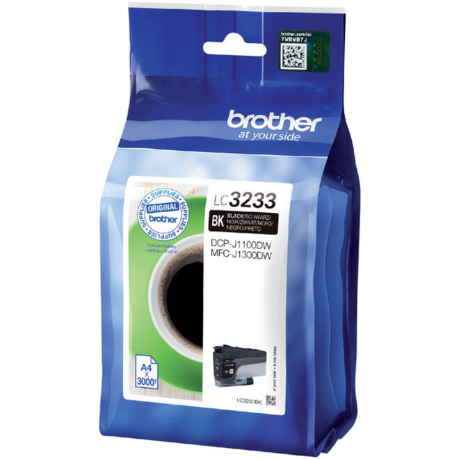 Inktcartridge Brother LC-3233BK zwart