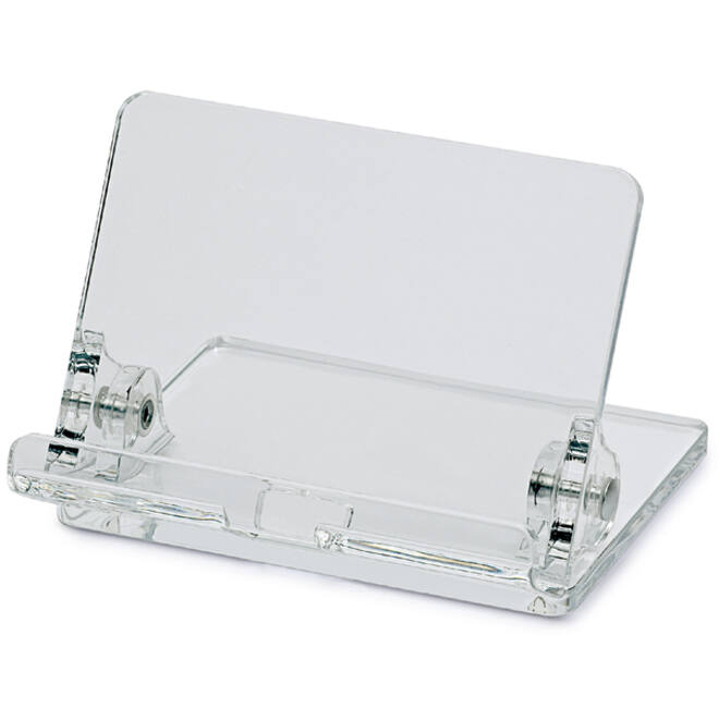 Telefoonstandaard MAUL 9.7x10.5x7.6cm standhoek instelbaar acryl