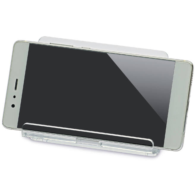 Telefoonstandaard MAUL 9.7x10.5x7.6cm standhoek instelbaar acryl