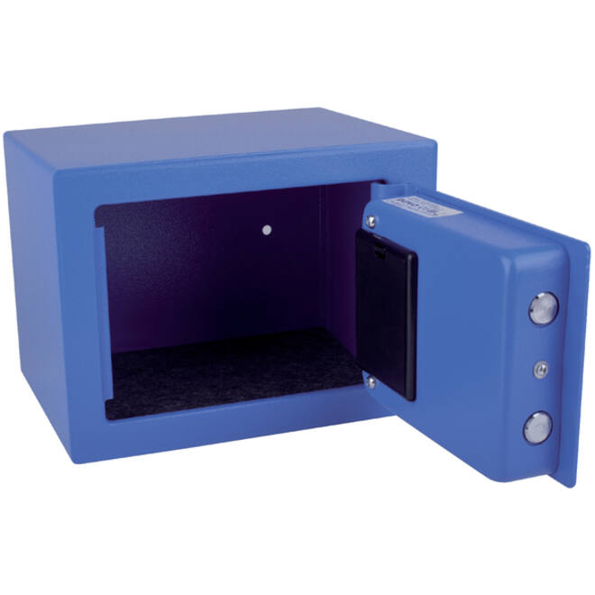 Kluis Pavo mini elektronisch 230x170x170mm blauw