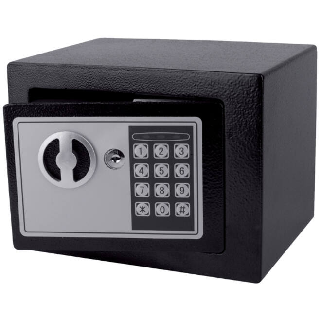 Kluis Pavo mini elektronisch 230x170x170mm zwart