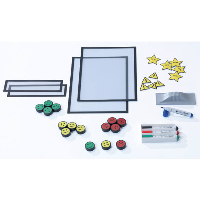 Kpi bord + starterkit visual management 90x120cm