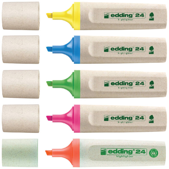 Markeerstift edding 24 Ecoline roze