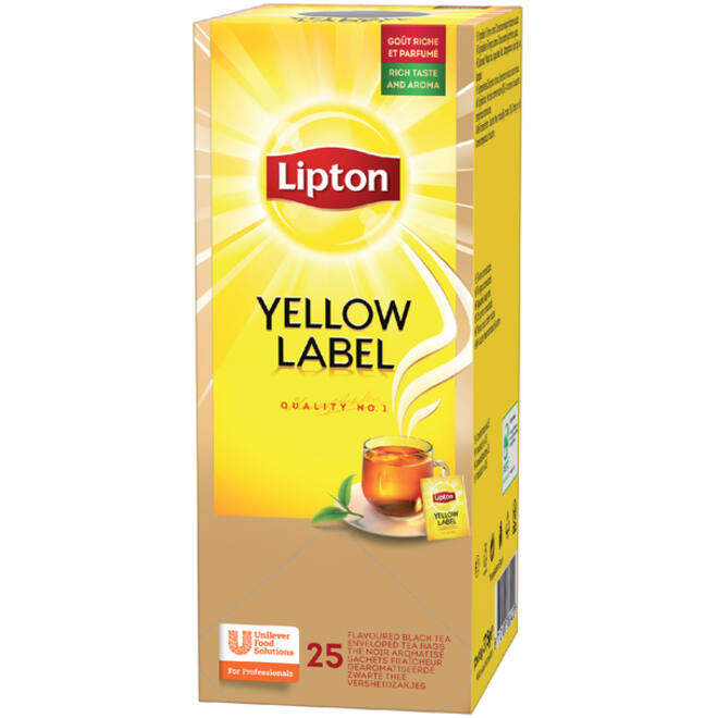 Thee Lipton yellow label 25x1.5gr
