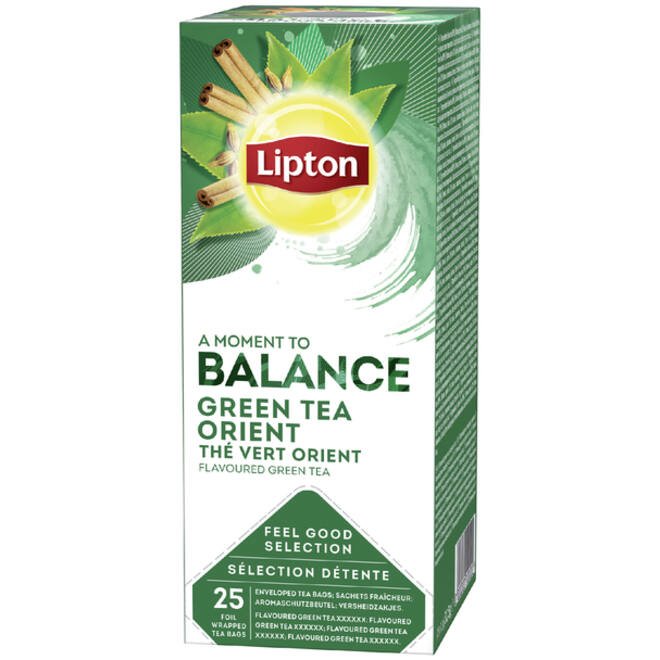 Thee Lipton Balance green tea orient 25x1.5gr
