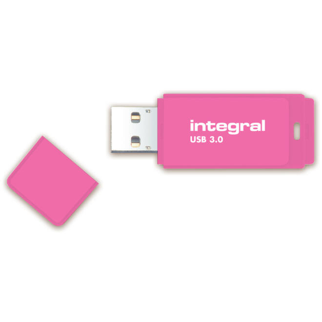 USB-stick 3.0 Integral 64GB neon roze