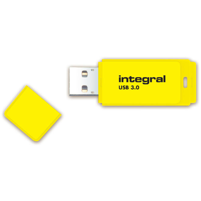 USB-stick 2.0 Integral 32GB neon geel