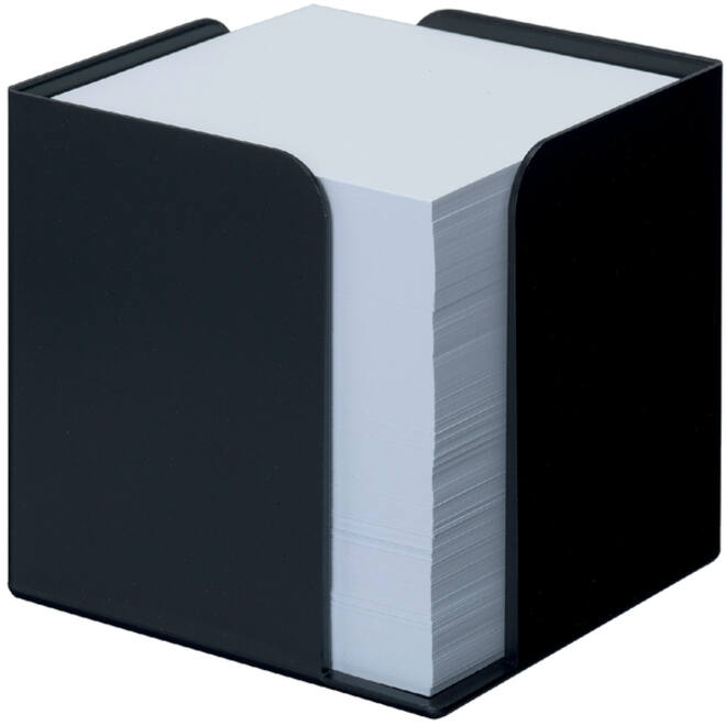 Memokubus Djois Re-Solution recycled 95x95x95mm + 700vel zwart