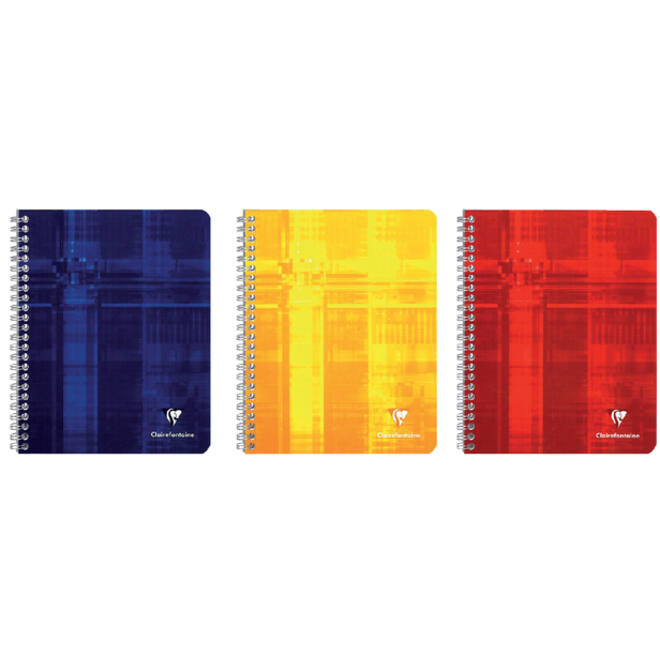 Schrift Clairefontaine A4 lijn 100 pagina's 90gr assorti