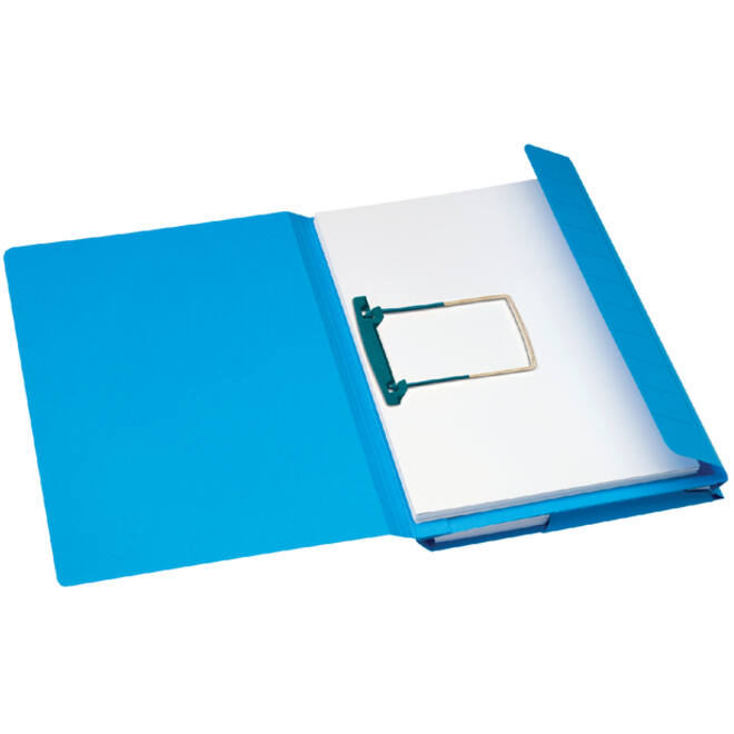 Combimap Secolor folio 1 klep recycled 250gr blauw