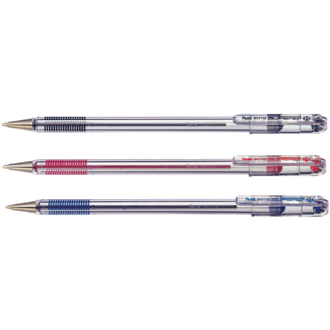 Balpen Pentel BK77 fijn blauw