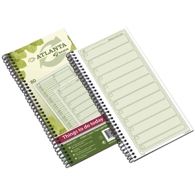 Things to do Djois Atlanta recycled papier Today 297x140mm 80vel 70gr groen