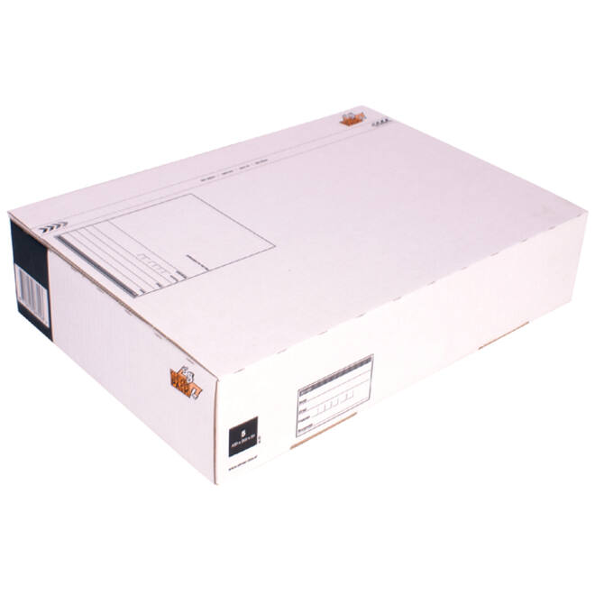 Postpakketbox 5 CleverPack 430x300x90mm wit pak à 25 stuks