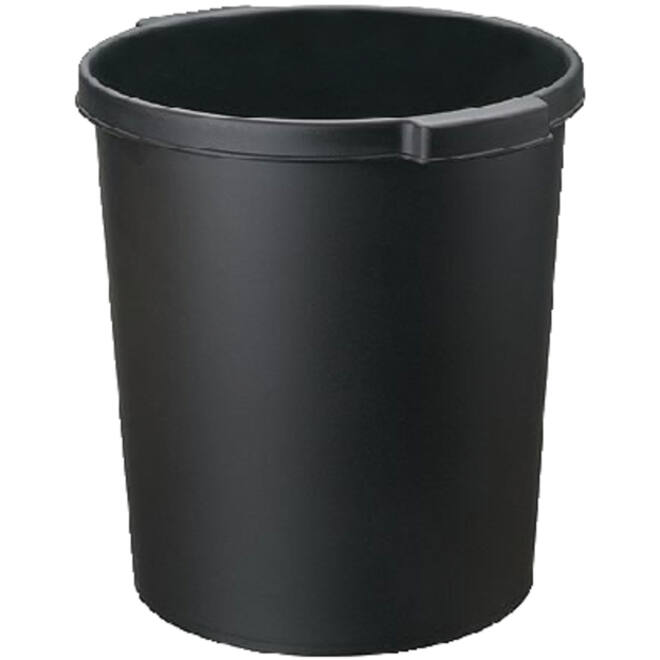 Papierbak Djois Re-Solution 15liter met griprand zwart