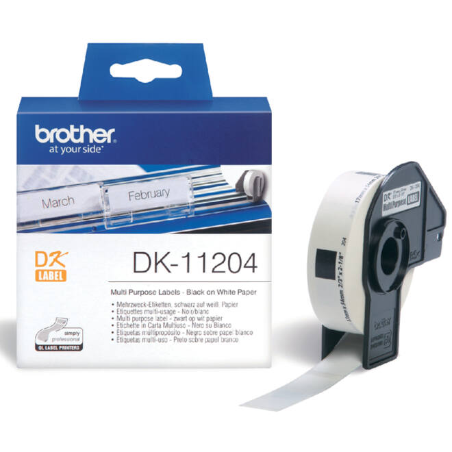 Etiket Brother DK-11204 17x54mm 400stuks