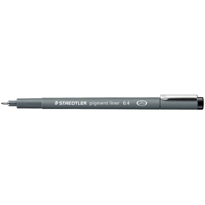 Fineliner Staedtler Pigment 308 zwart 0.4mm