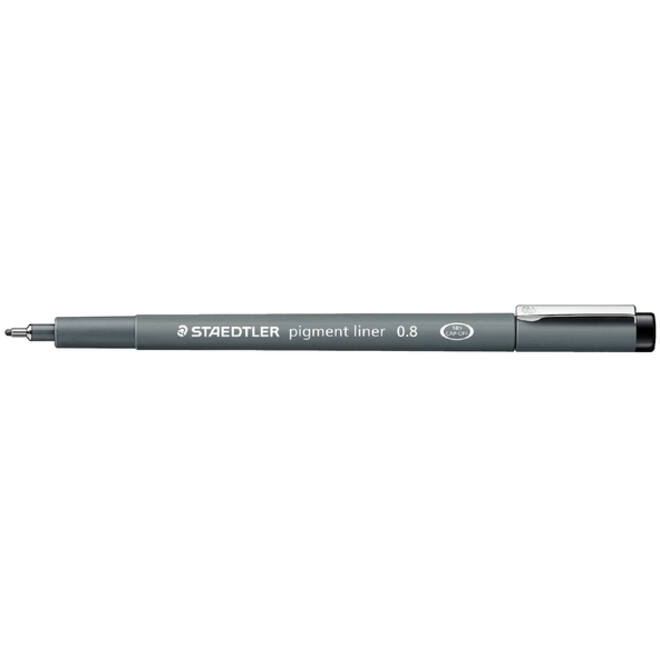 Fineliner Staedtler Pigment 308 zwart 0.8mm