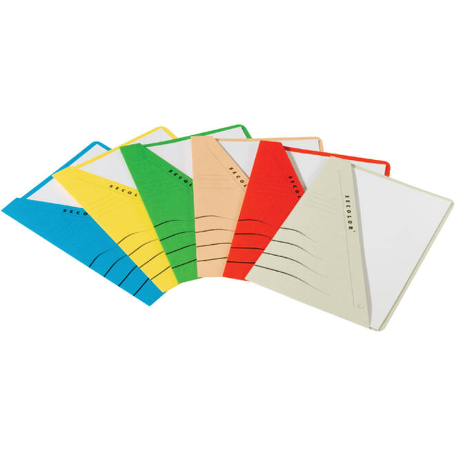 Insteekmap Djois Secolor A4 recycled 250gr chamois