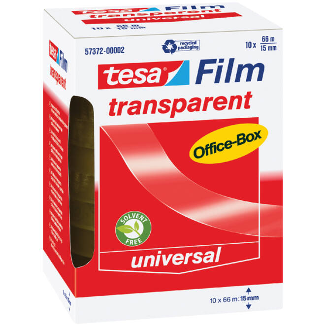 Plakband tesafilm® 66mx15mm transparant