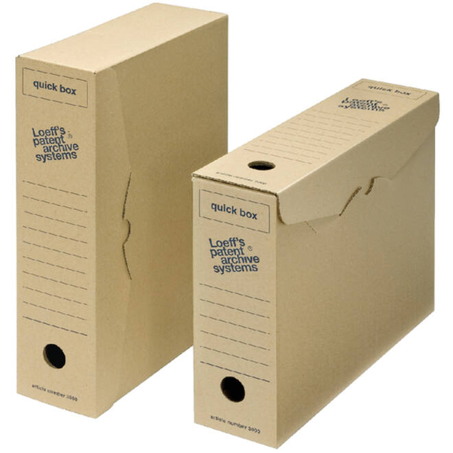 Archiefdoos Loeff Quick Box 3000 A4 335x240x80mm