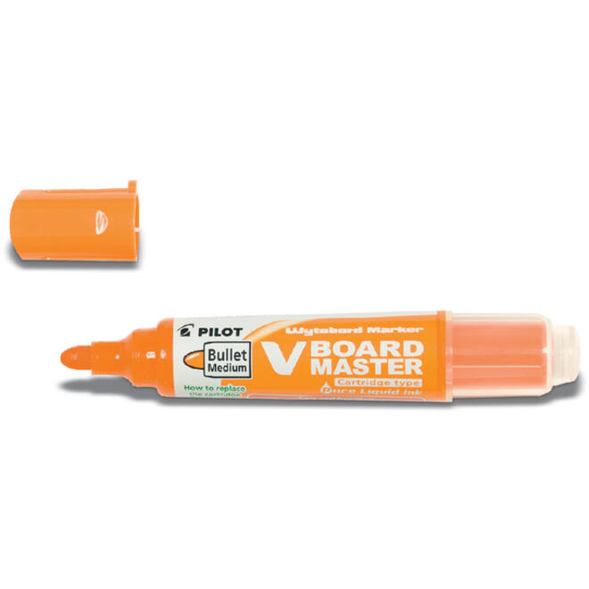 Viltstift PILOT Begreen whiteboard rond medium oranje