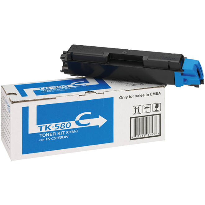 Toner Kyocera TK-580C blauw