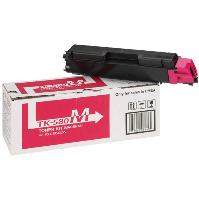 Toner Kyocera TK-580M rood