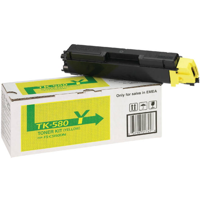 Toner Kyocera TK-580Y geel