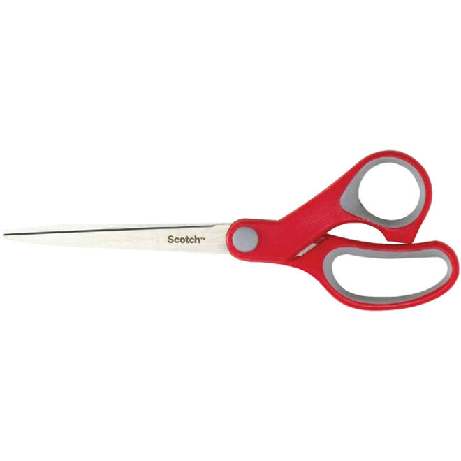 Schaar Scotch 18cm comfort rood blister