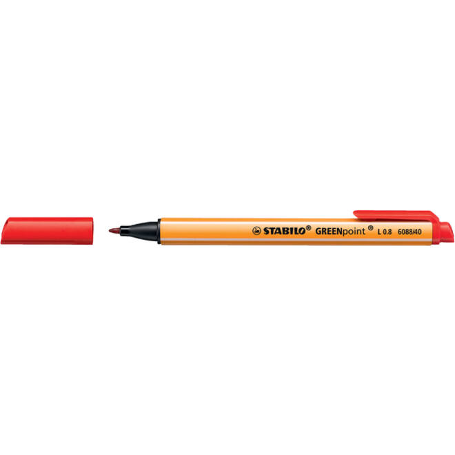 Fineliner STABILO GREENpoint 6088/40 large rood