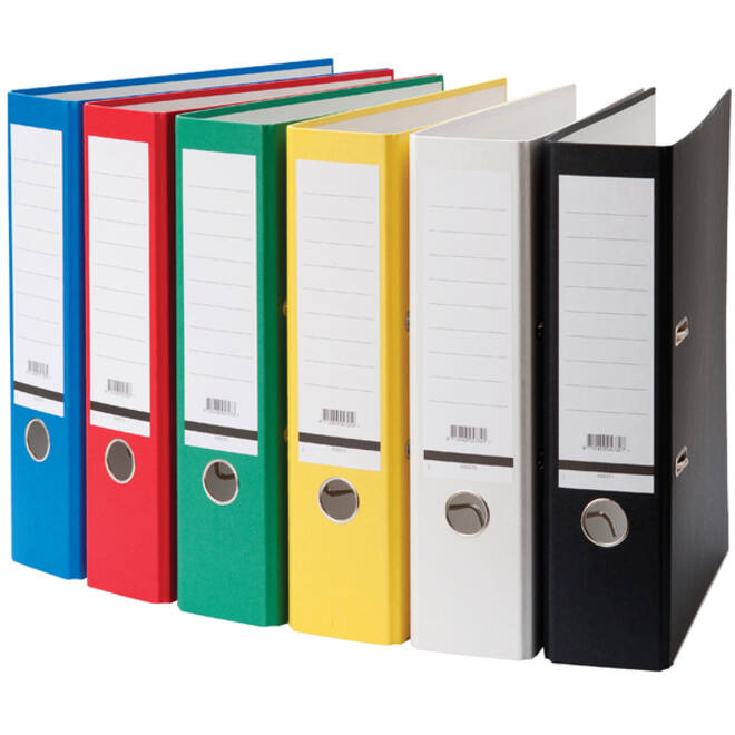 Ordner Qbasic A4 80mm karton zwart