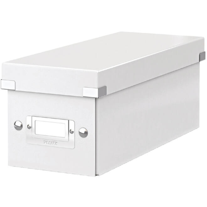 Cd box Leitz WOW Click & Store 143x136x352mm wit