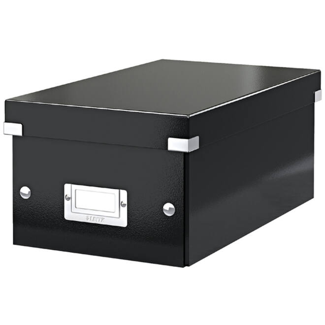 Dvd Box Leitz WOW Click & Store 206x147x352mm zwart