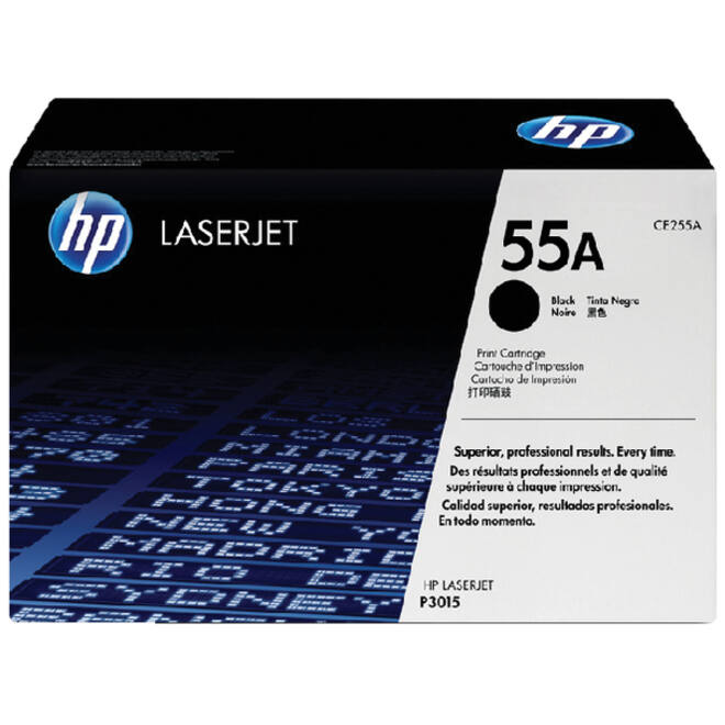 Tonercartridge HP CE255A 55A zwart